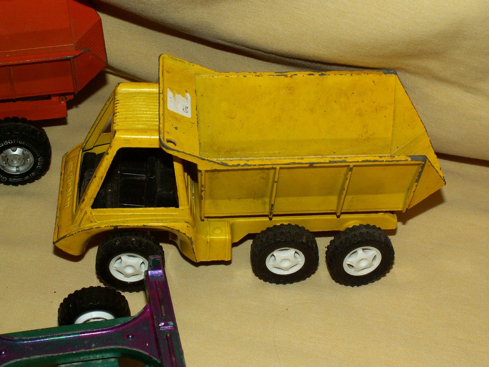 Hubley Gabriel Vintage Truck 6 Wheel Dump Log 1975 1969 Pick Up Service Lot 5 Pc