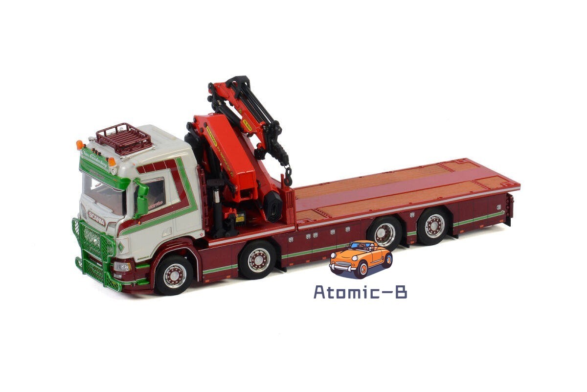 WSI 1:50 SCANIA R CR20N 8X2 Truck Trailer Model 01-2957