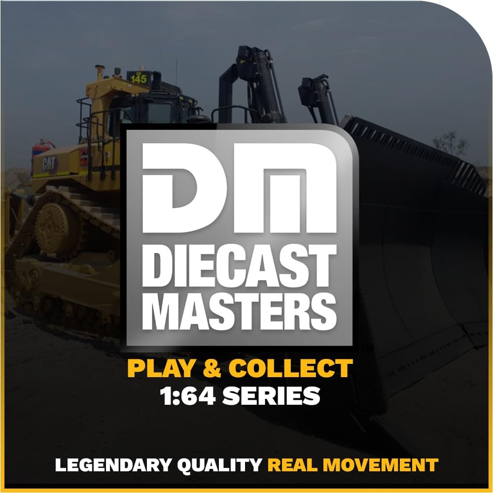 Diecast Masters 1:64 Scale Caterpillar D11 Dozer with 2 Blades and Yellow