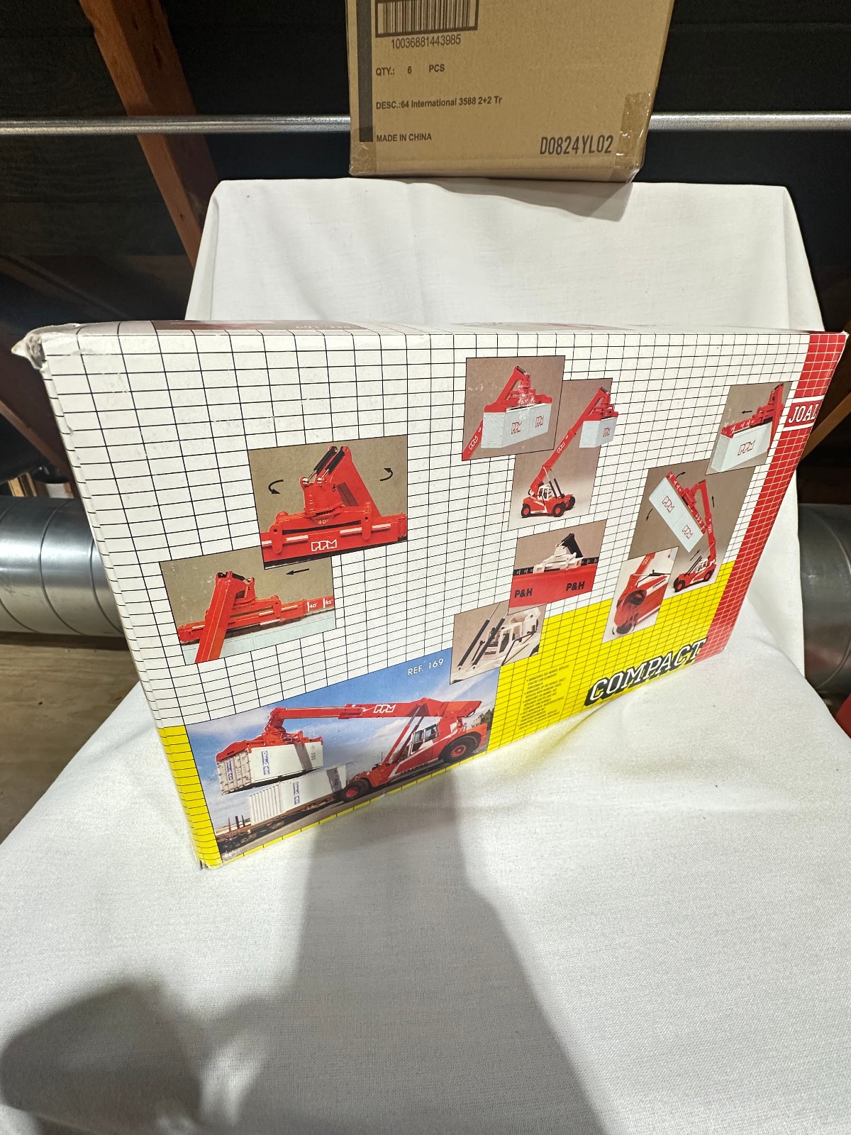 P&H Super Stacker Red Version By Joal 1/50th Scale