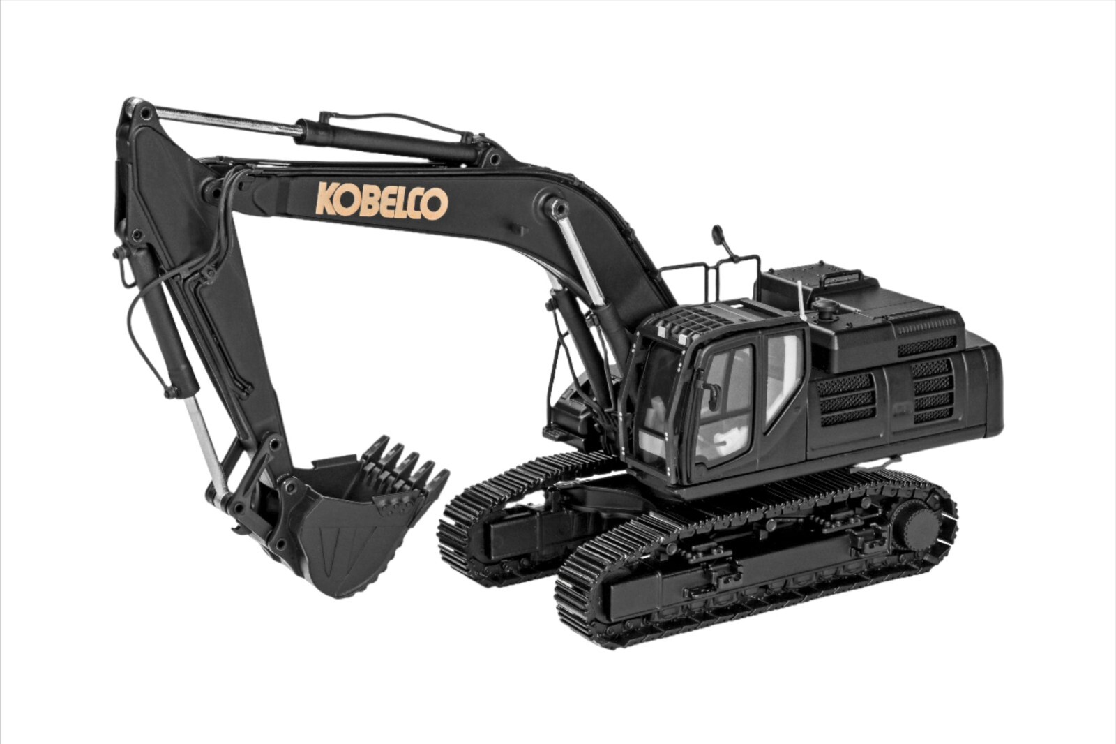 Kobelco SK500LC Excavator – Matte Black – Conrad 1:50 Scale Diecast Model New