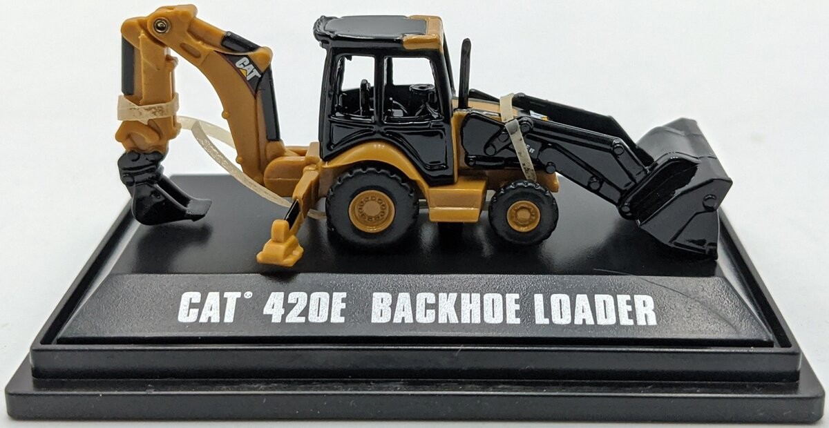 Norscot 55423 1:64 CAT 420E Backhoe Loader Mini Construction Vehicle NIB