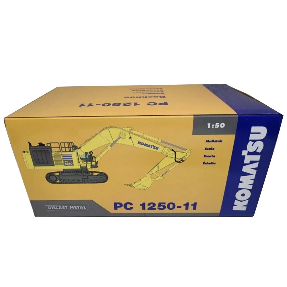 ⭐ 1:50 KOMATSU PC1250-11 MINING EXCAVATOR BACKHOE NZG DIECAST MODEL # 999 ⭐