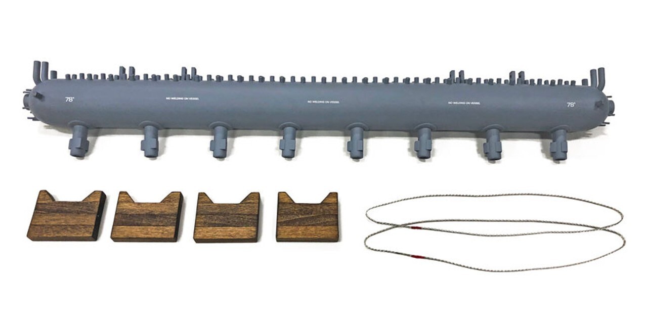 Steam Drum Load – Grey – Weiss Bros 1:50 Scale Resin Model #BAU001-Grey New