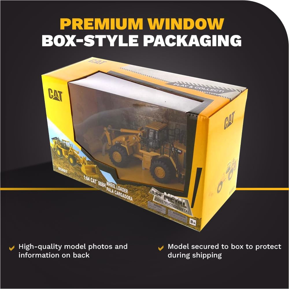 1:64 Scale Caterpillar 988H Wheel Loader Model 85697 | Play & Collect Series Cat
