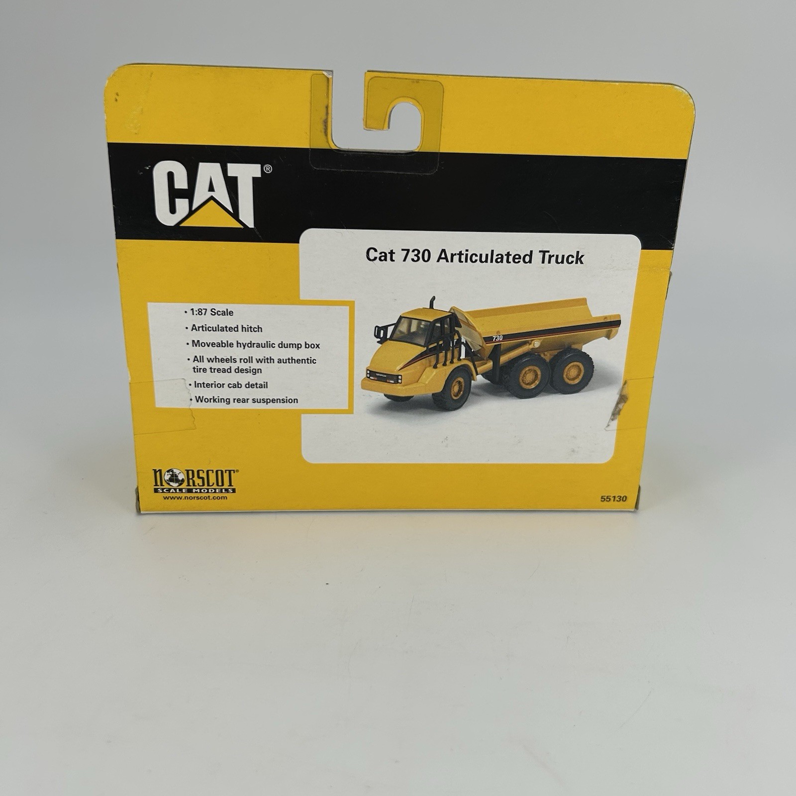 Norscot Scale Models 1:87 CAT Die-Cast 55130 730 Articulated Truck NIB