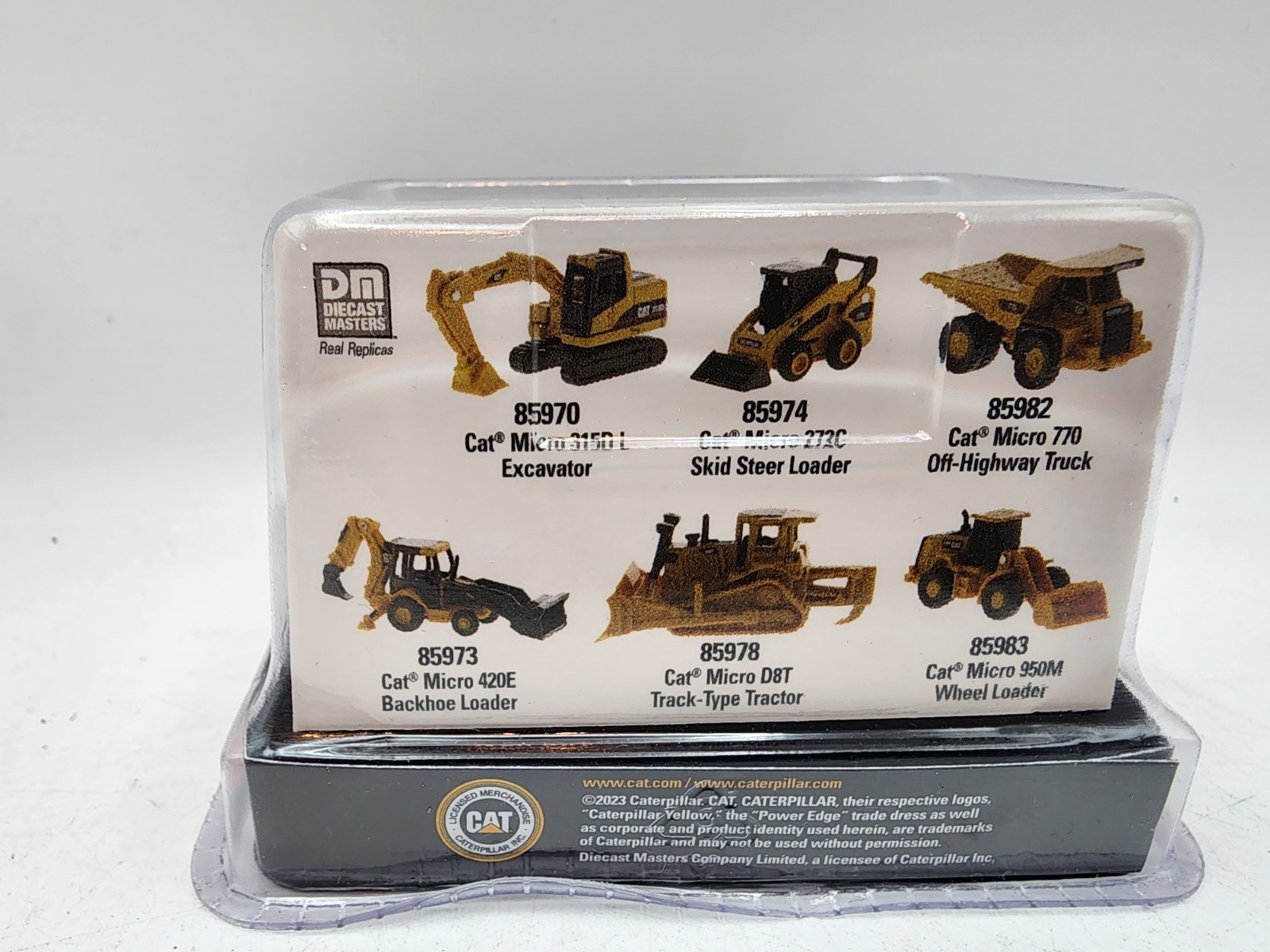 CAT 420E Backhoe Loader Micro Constructors Diecast Masters 85973 Sealed