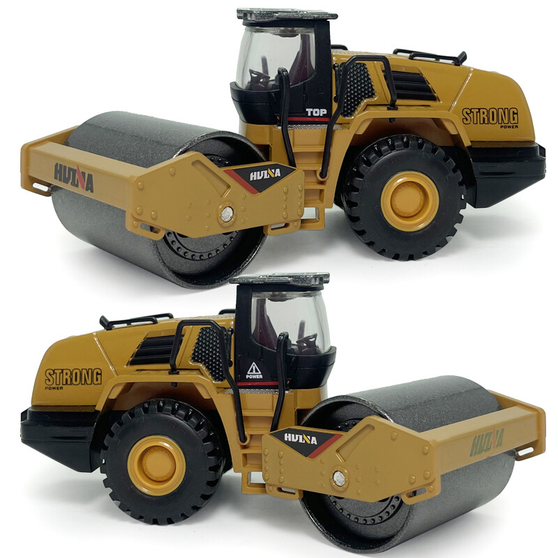 1/50 Road Roller Toy Construction Equipment Model Diecast Toy Vehicle Boys Toys