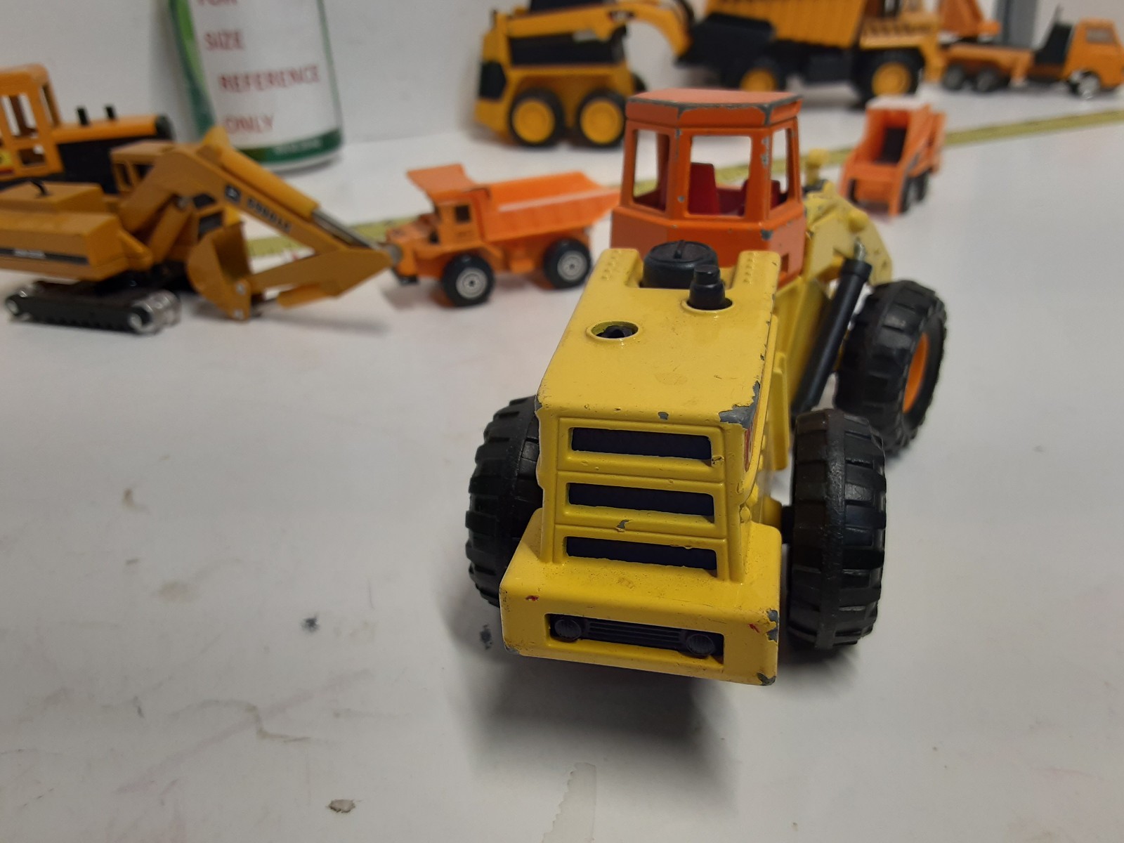 Vintage Majorette Articulated Front End Loader 1:56 &Other Diecast/Plastic Toys