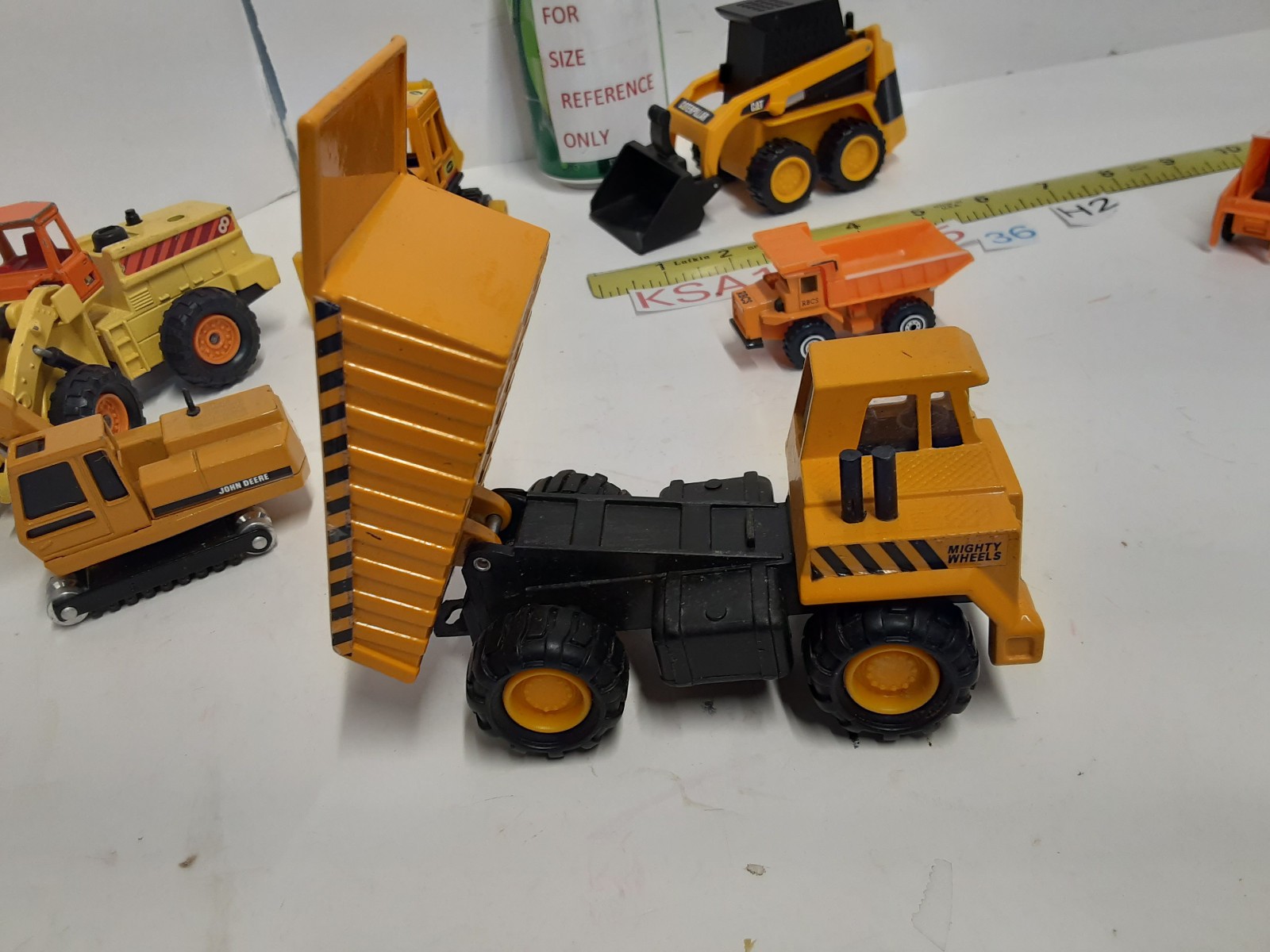 Vintage Majorette Articulated Front End Loader 1:56 &Other Diecast/Plastic Toys