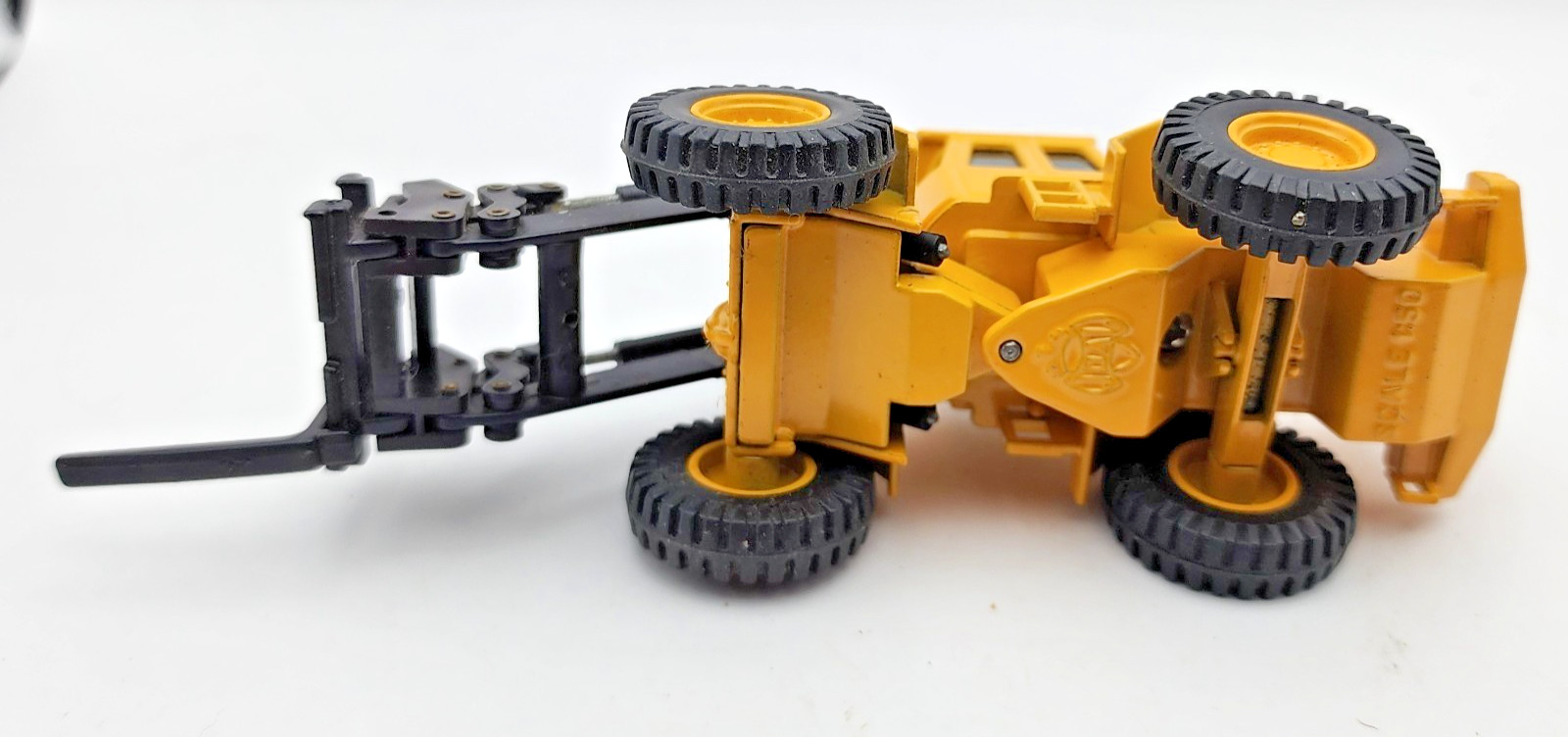 Vintage 1985 JOAL 1:50 Diecast Volvo BM L70 Loader with Forks. Only 1 Fork