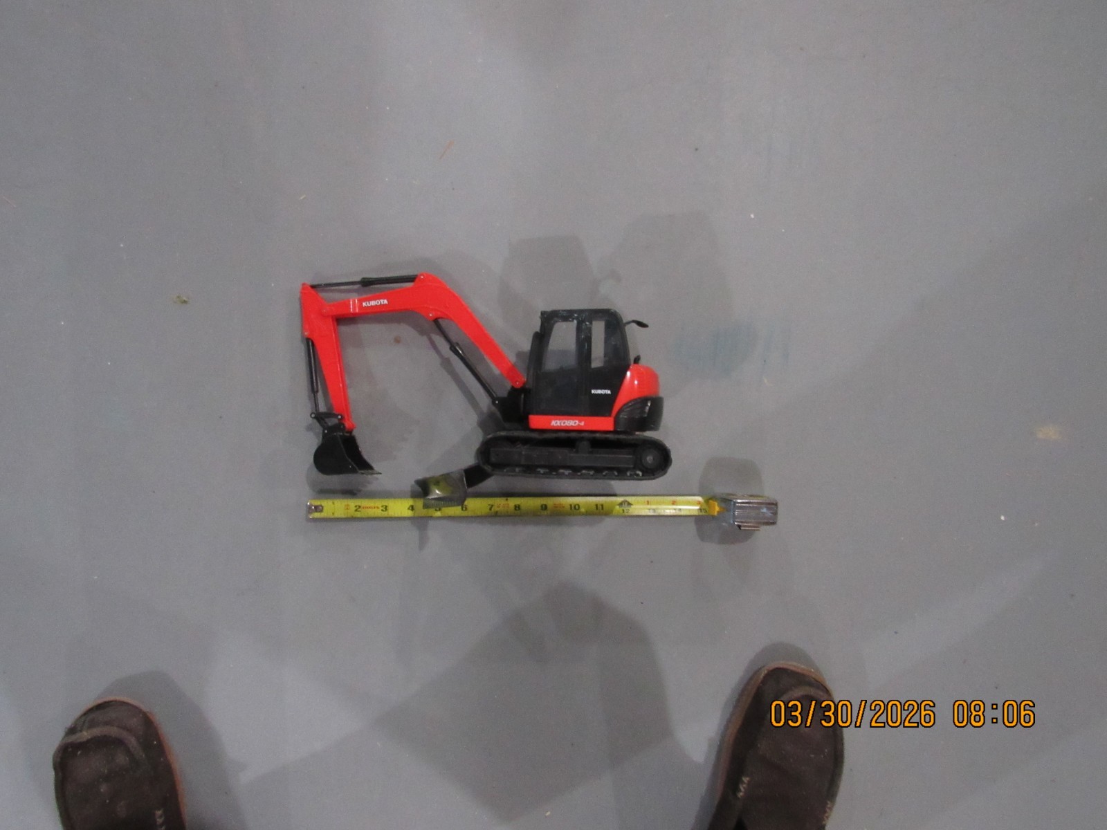 Toy Kubota KX080-4 Working Excavator in Nice shape