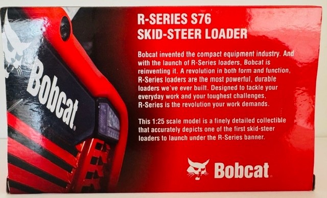 1:25 Bobcat S76 Skid-Steer Loader Scale Diecast Model 7367308 By Norscot