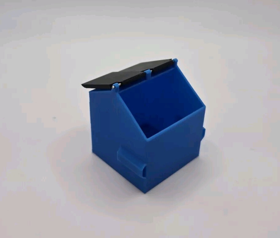 1/50 Scale 8 Yard Dumpster in Blue