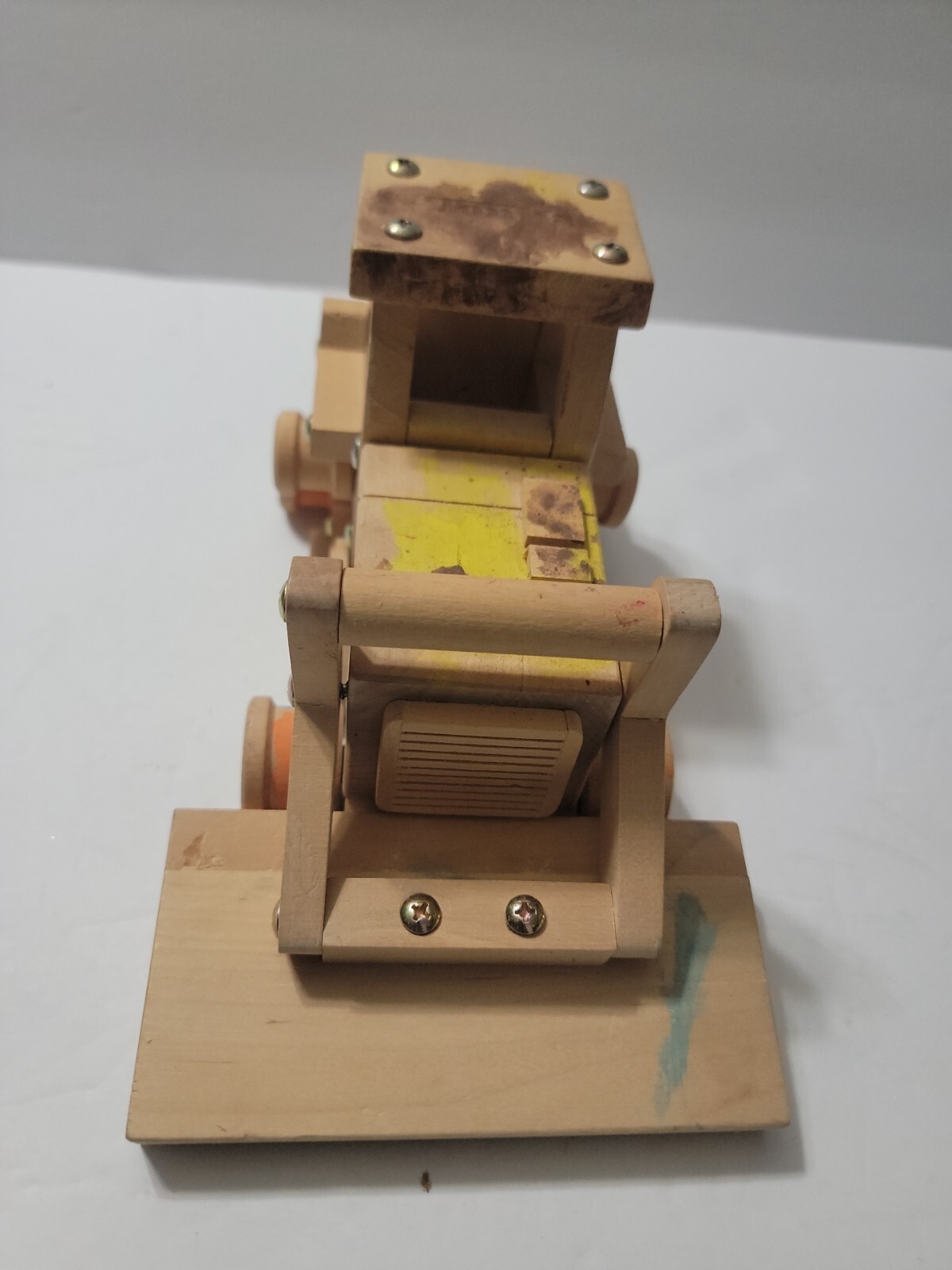 Tonka Wooden Bulldozer Toy Heavy Duty Machinery 8Inch No rubber tracks