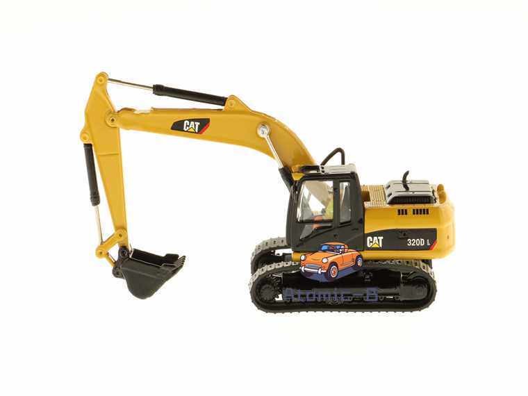 DM 1:87 Cat Cat 320D L Hydraulic Excavator Model Alloy Model Original 85262