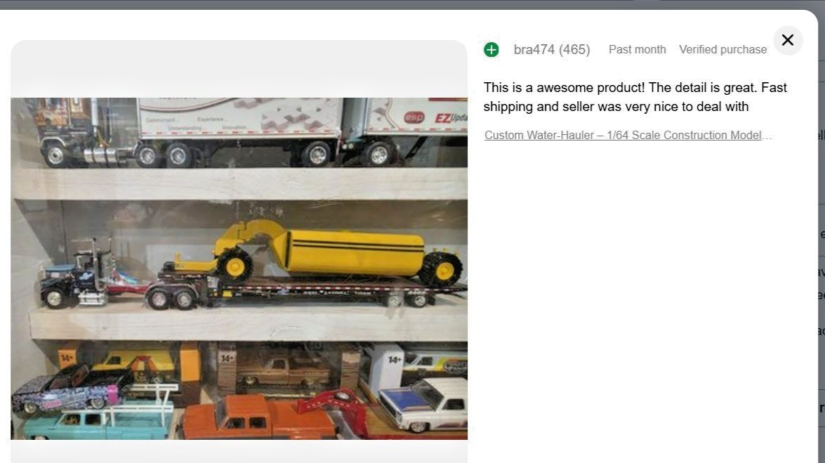 Custom Water‑Hauler – 1/87 (HO) Scale Construction Model