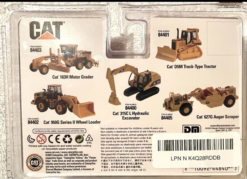 Diecast Masters | 1:87 Cat 950G Series II Wheel Loader | Model 84402 (New in Pk)