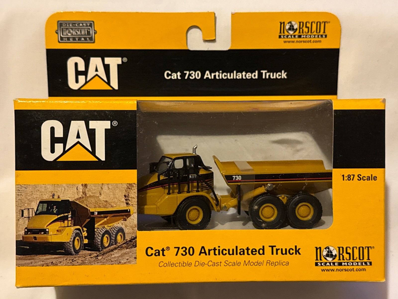 2003 Norscot Cat 730 Articulated Truck 1:87 Scale 55130 – New