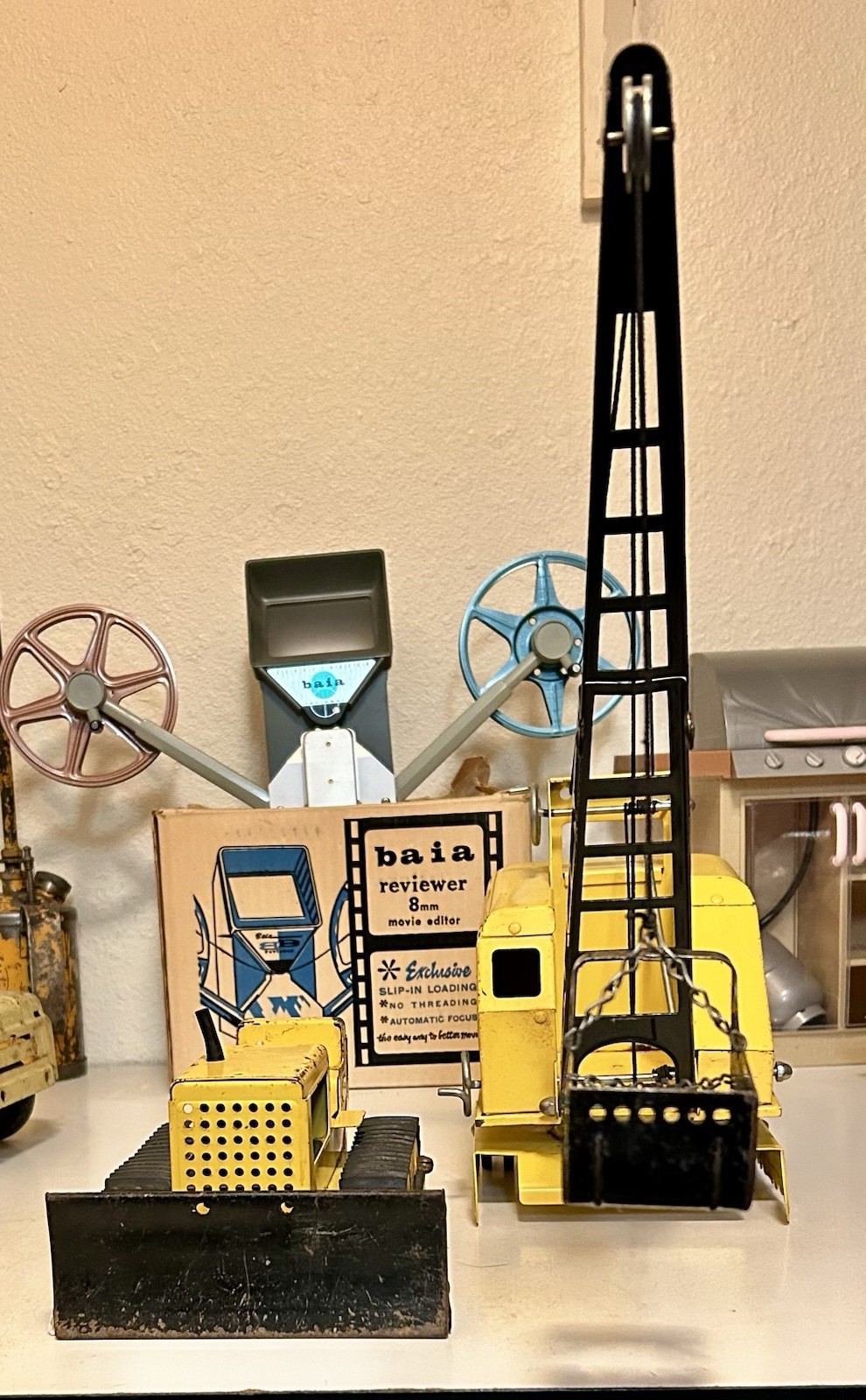 Vintage Tonka Dragline Bucket Shovel Crane – Original and Bulldozer ￼