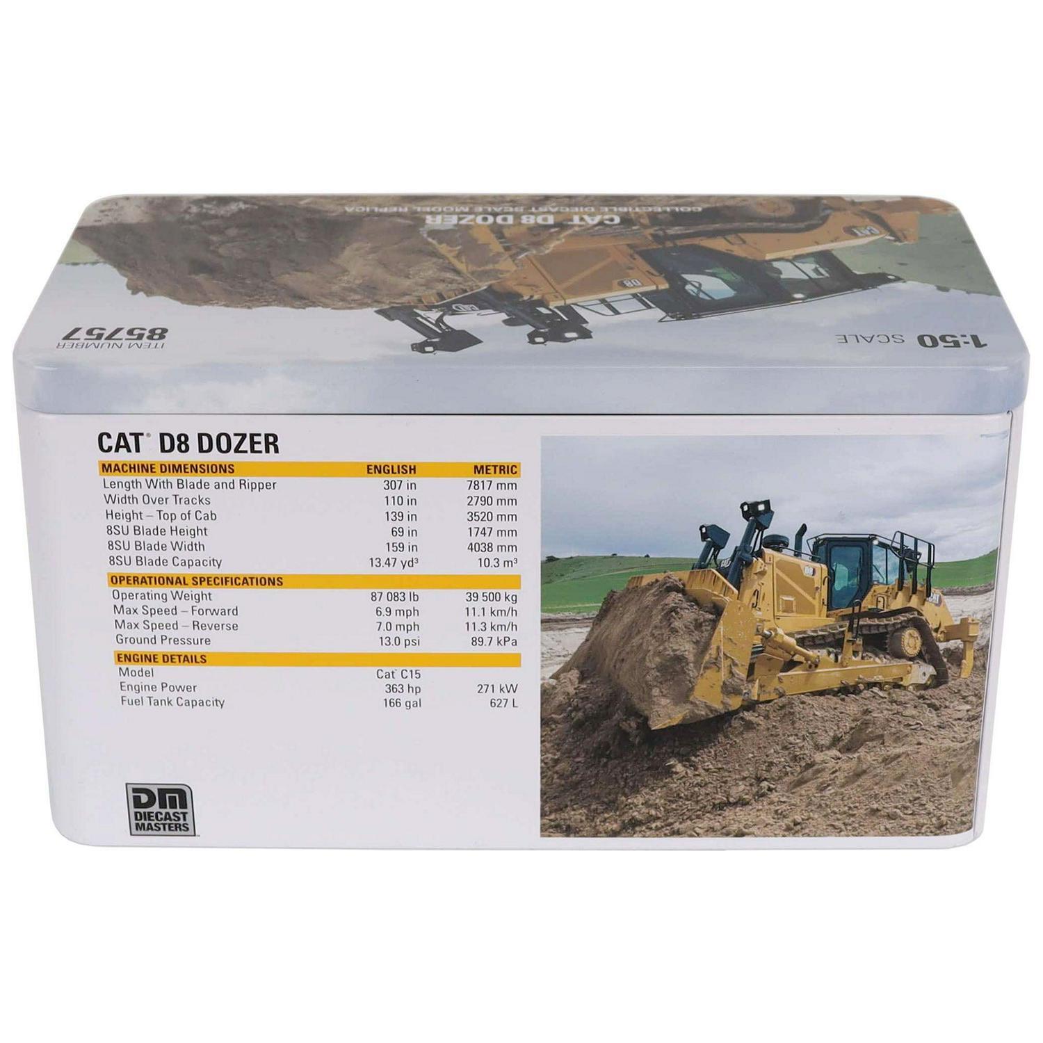 CAT Caterpillar D8 Track Type Tractor 1:50 Scale Diecast Model by Diecast 85757