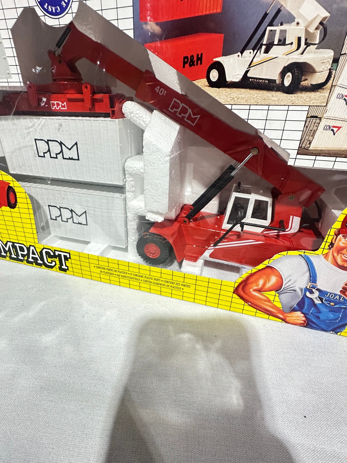P&H Super Stacker Red Version By Joal 1/50th Scale