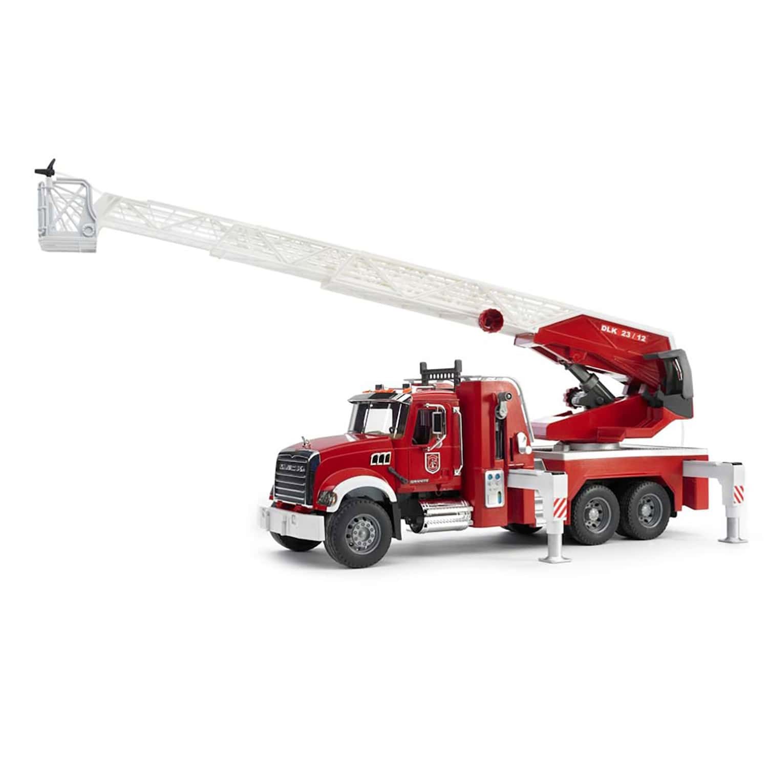Bruder 1/16 Mack Granite Fire Engine w/ Extendable Ladder 02821