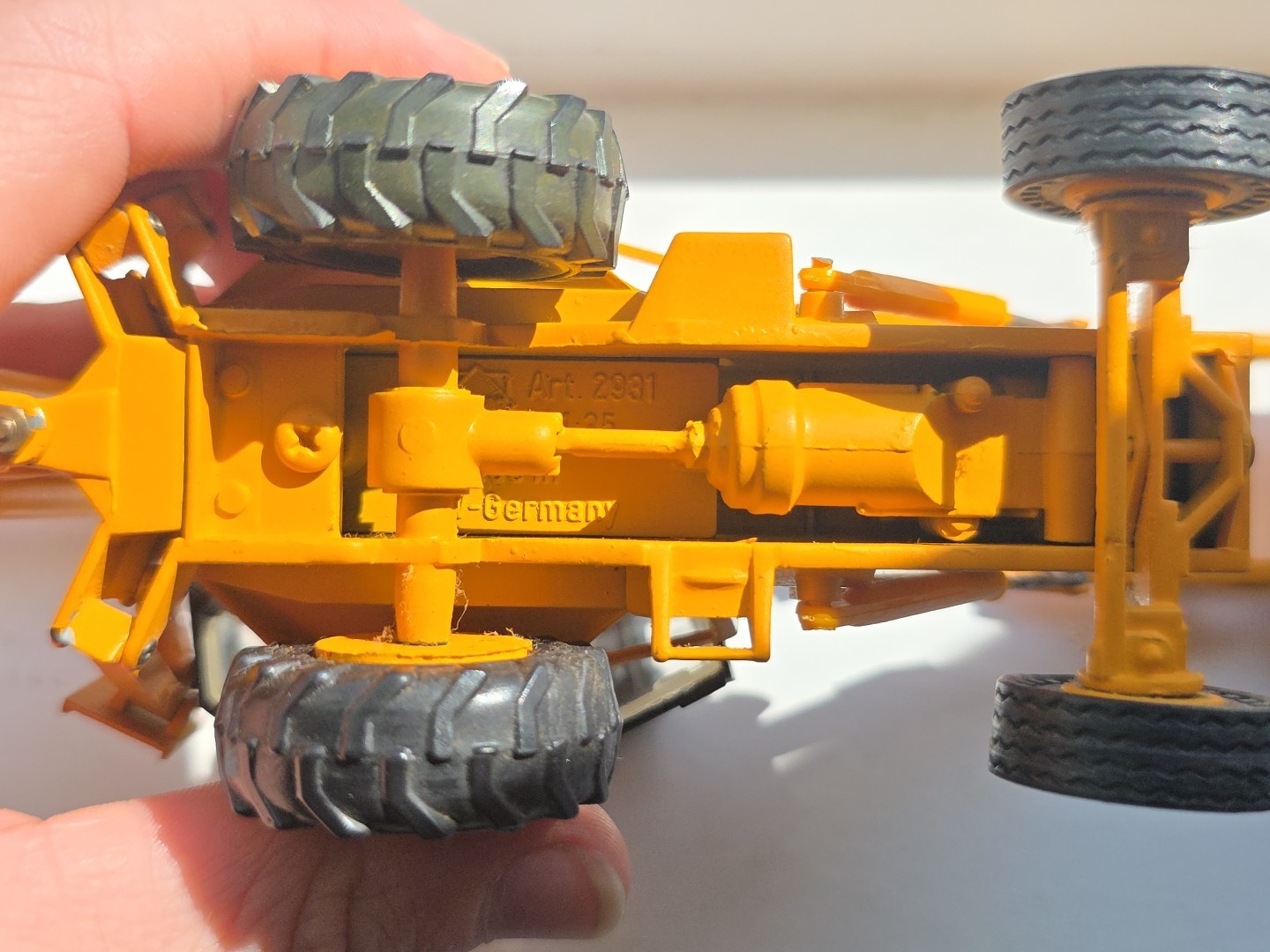 VINTAGE Case 580D Backhoe -CONSTRUCTION KING 1/35 SCALE Conrad Made In Germany
