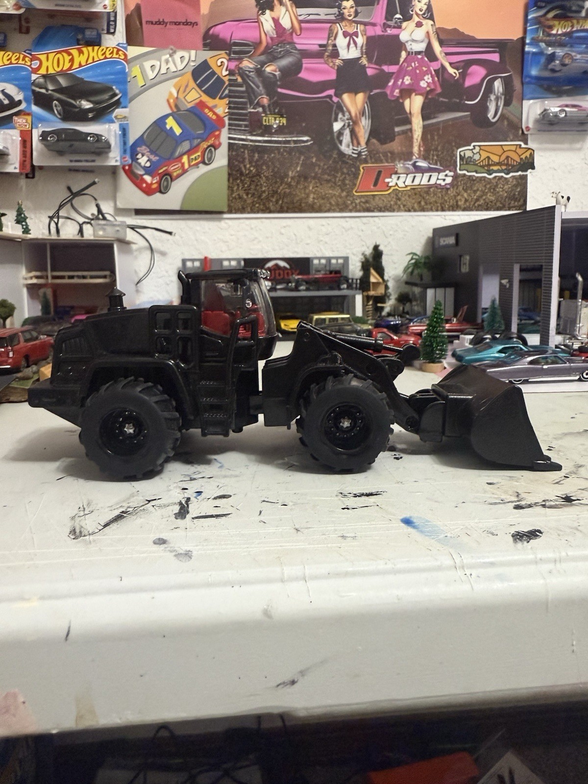 custom tractor 1/64 construction