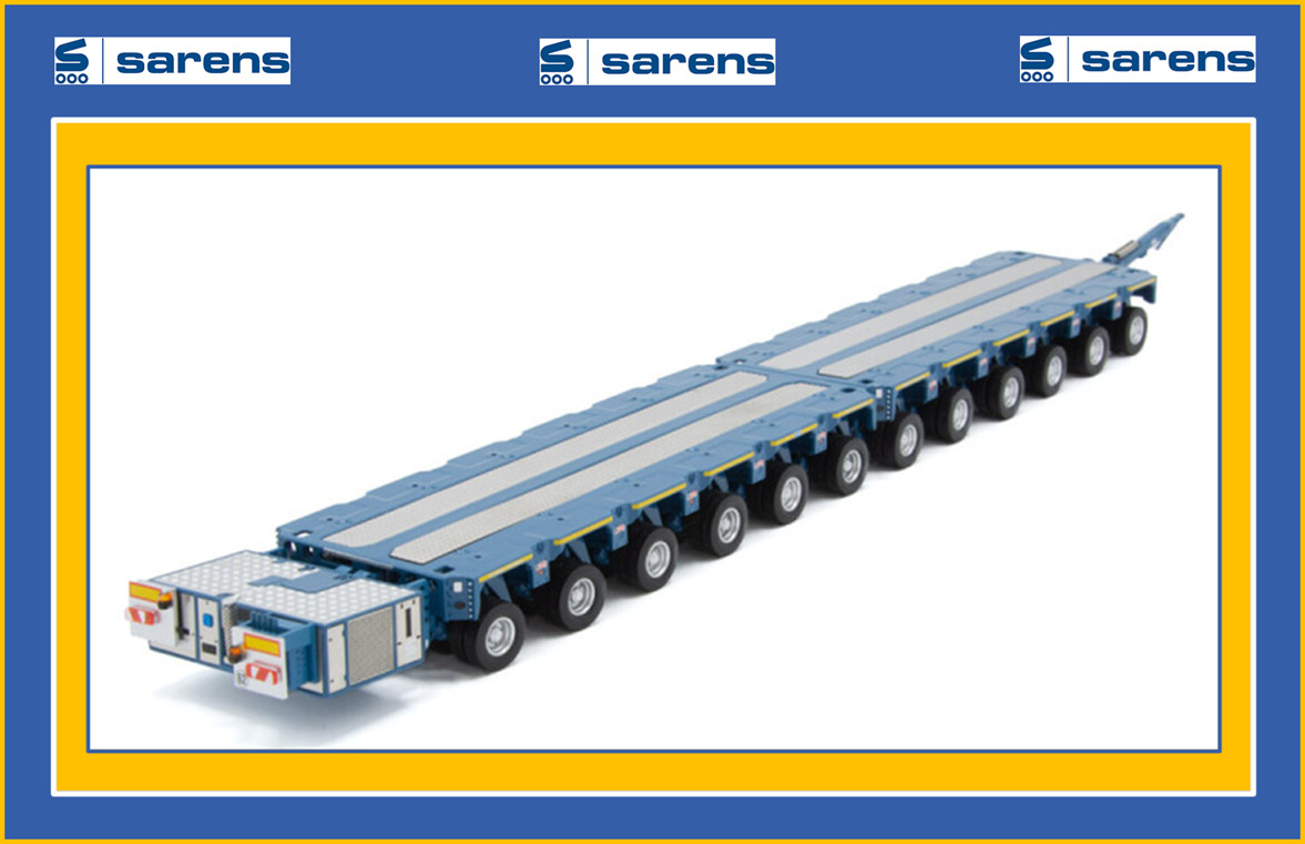 1 50 SARENS KAMAG K-25 2×6 axle + drawbar in BLUE – FREE SHIPPING !!!