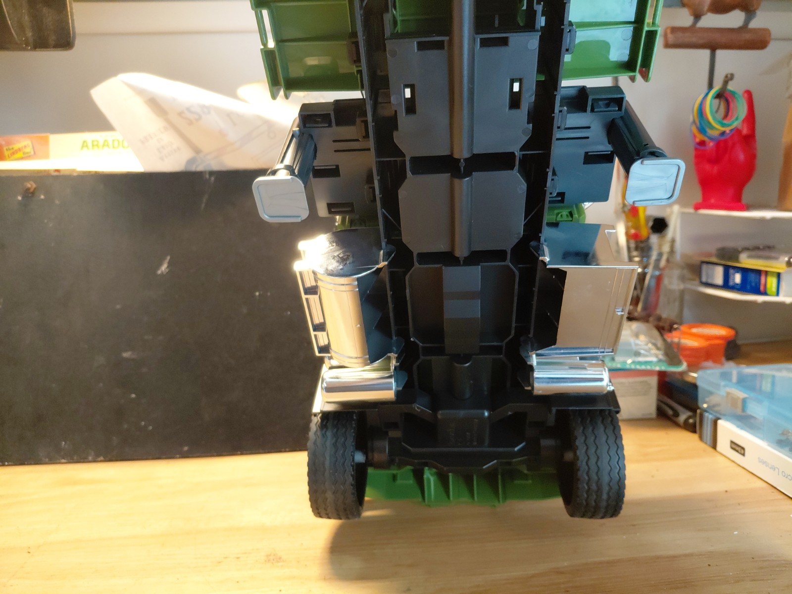 Bruder Mack Granite 24 Inch Timber Truck Loading Crane Grapple Missing Nice
