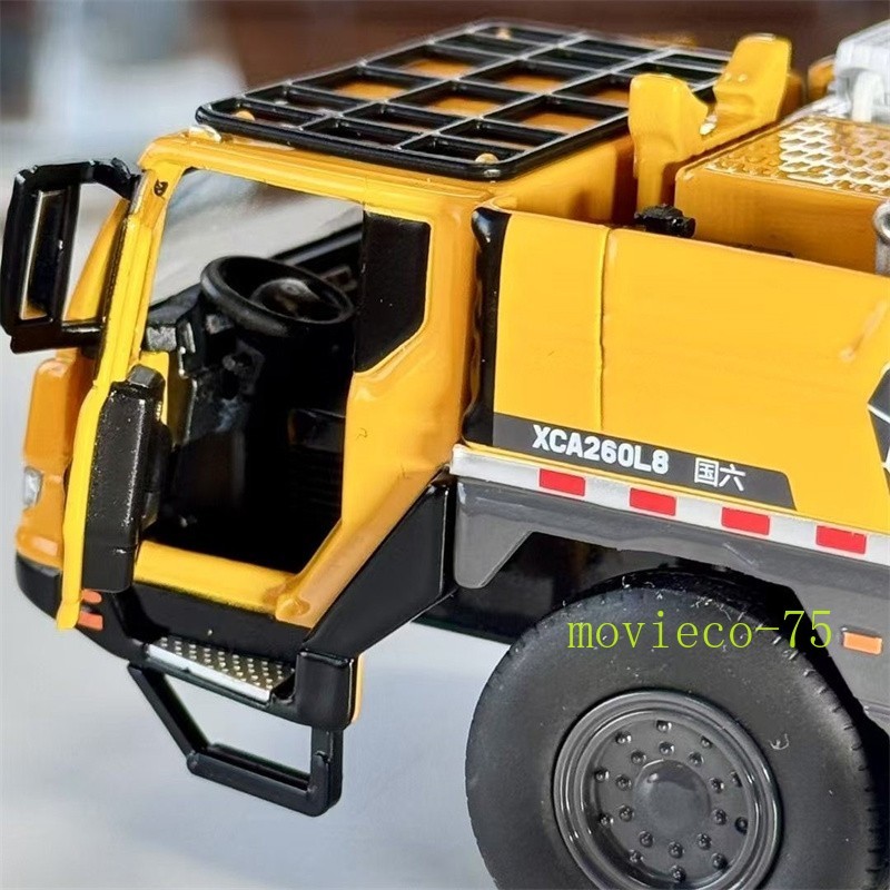 1:50 XGMC XCA260L8 260 Two-cab 5-axle Alloy Crane Model XCMG All-terrain Crane
