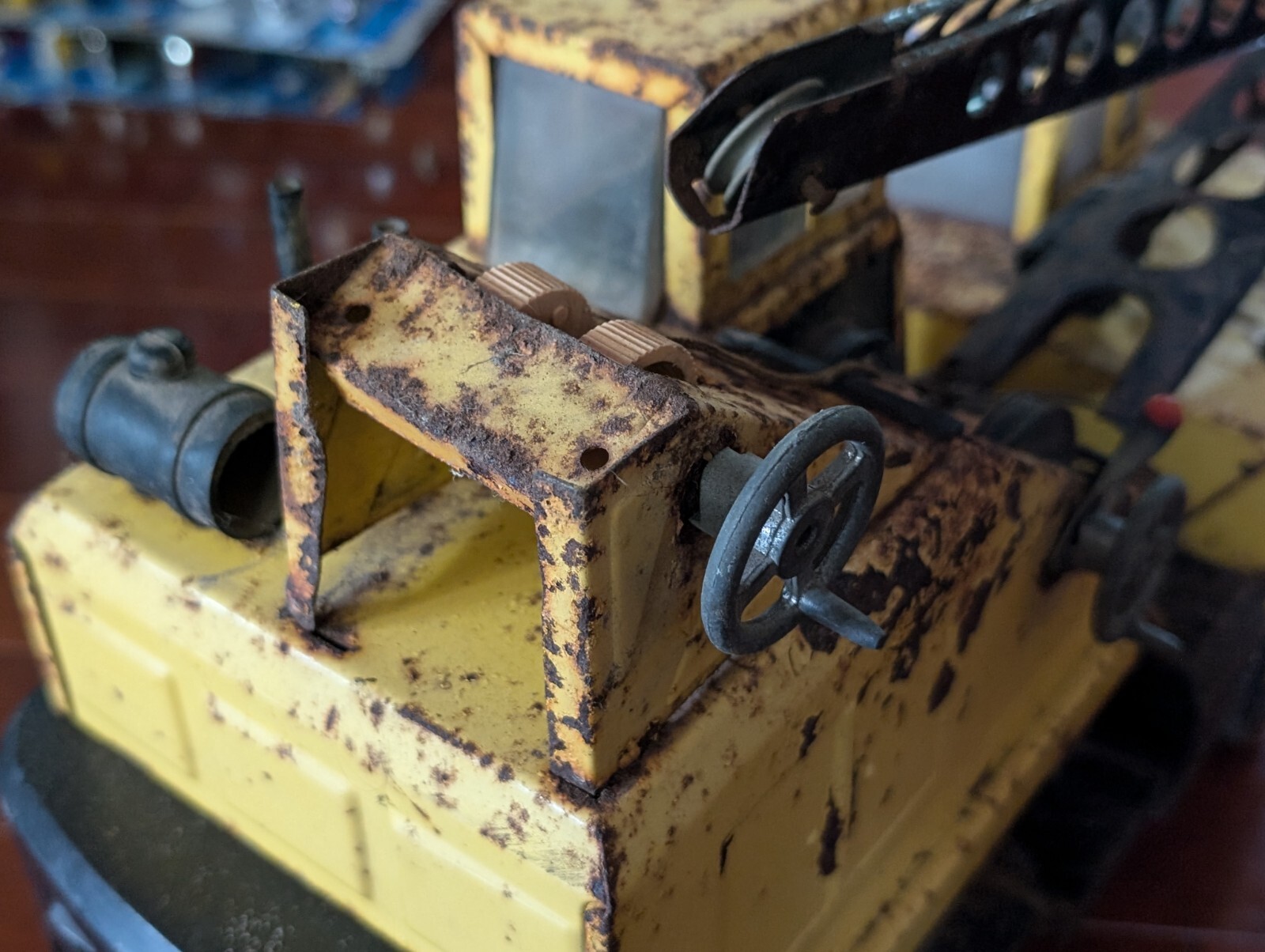 Vintage TONKA Mighty Crane 1965-1971 Model Pressed Metal Toy