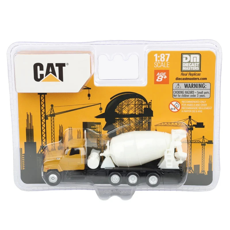 CAT Caterpillar CT681 Concrete Mixer 1:87 Scale Model – Diecast Masters 84664CS