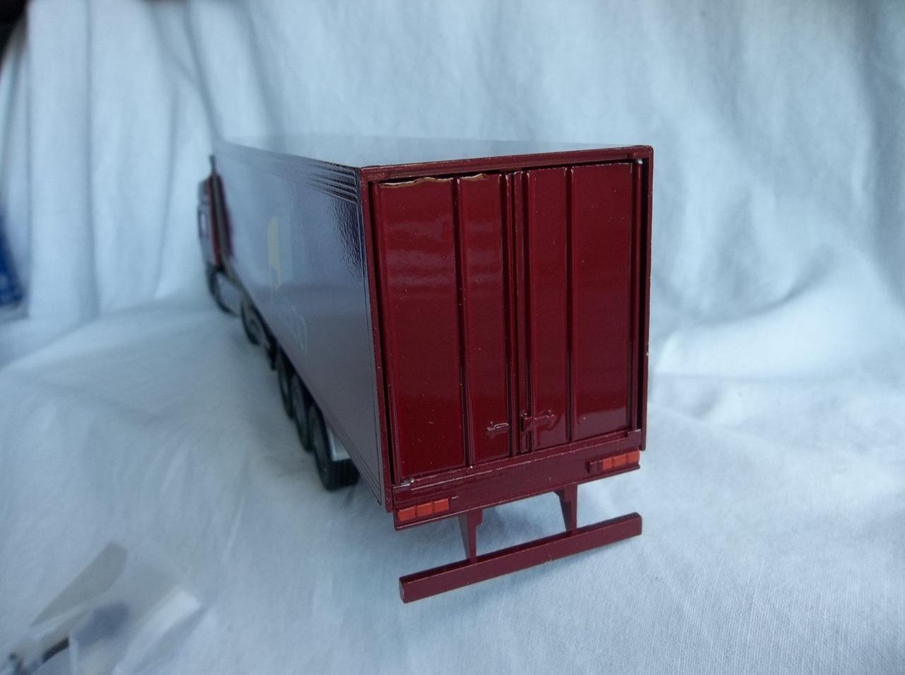 NIB Conrad 6107 Man F2000 Truck w/Van Trailer 1:50 Scale Orig Box