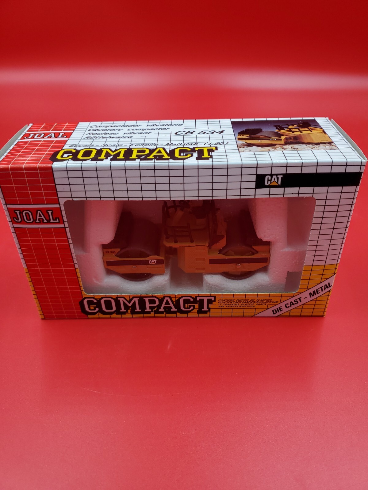 JOAL CB534 CATERPILLAR VIBRE PACKER 1/50 DIECAST METAL NEW
