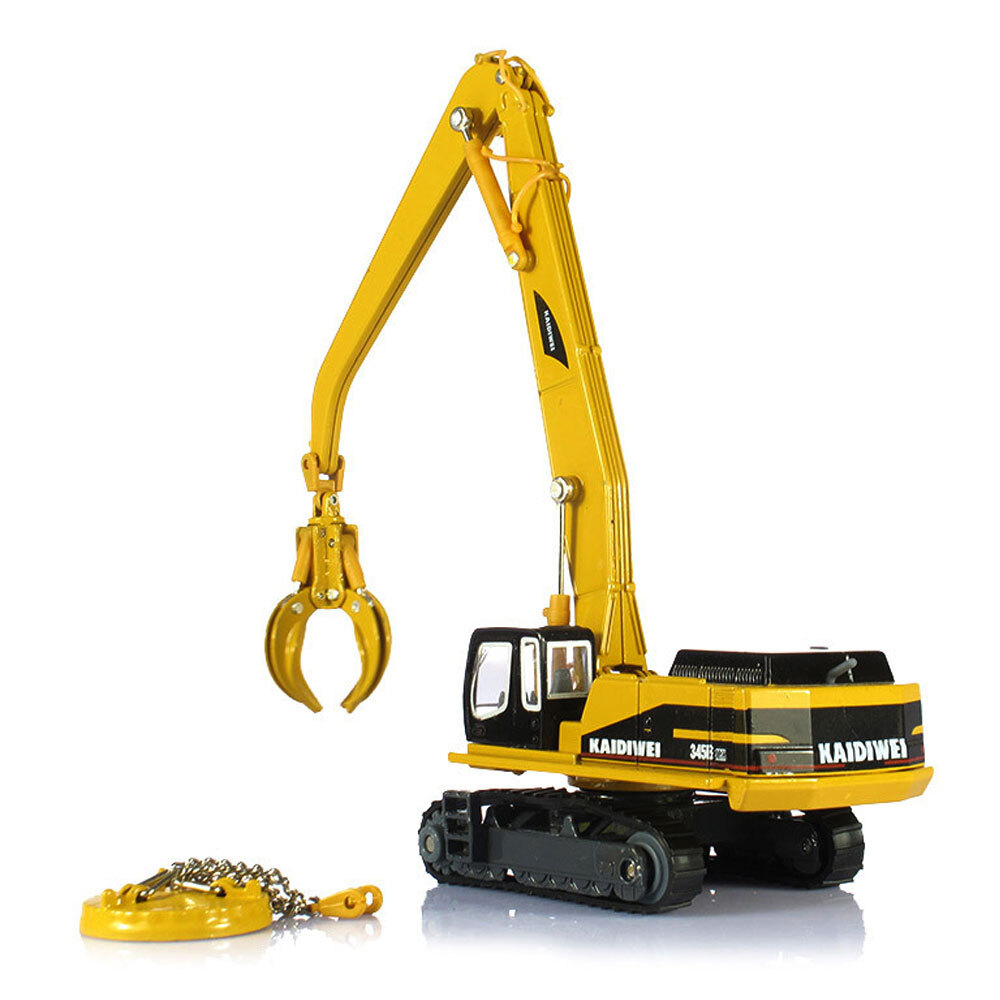 1:87 Material Handler Crane Toys for Boys Metal Diecast Construction Vehicle