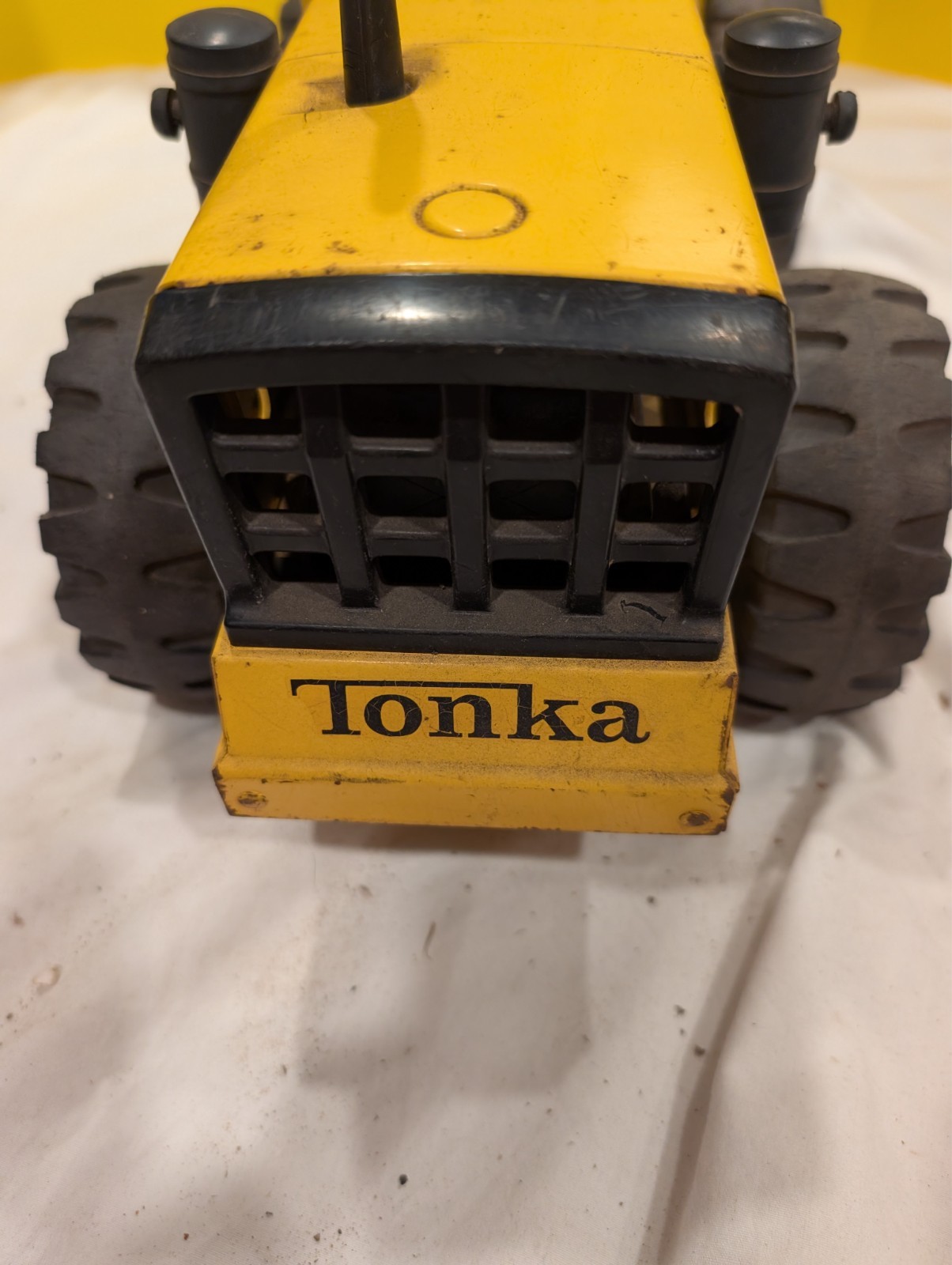 Vintage Yellow 1960s 20″ Tonka Pressed Steel Mighty Loader 54310 WORKING