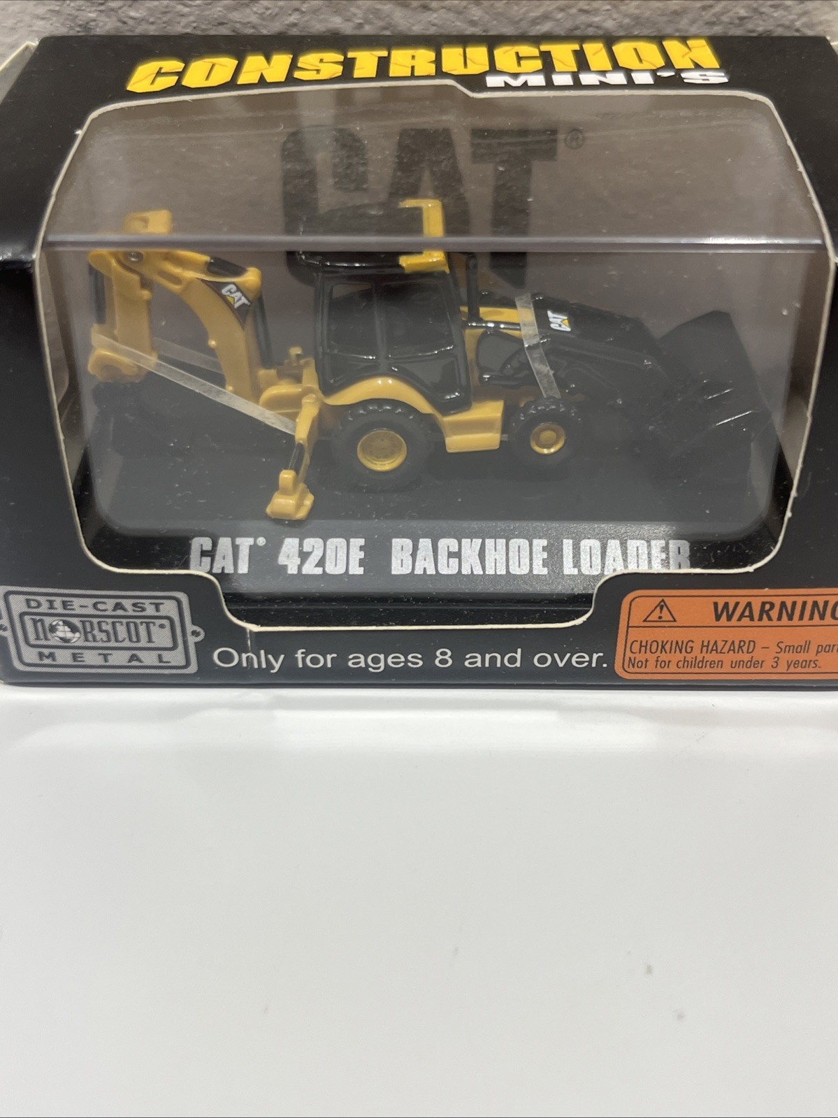 Construction Minis CAT 420E BACKHOE LOADER Norscot Scale Models D17