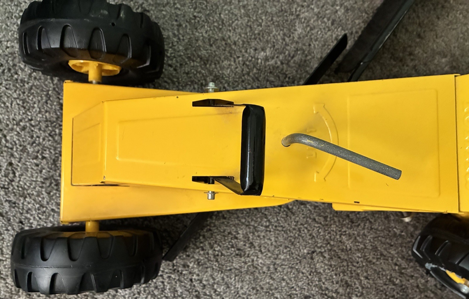 Vintage Tonka Truck Mighty Turbo Diesel Steel Road Grader Toy Truck XMB-975