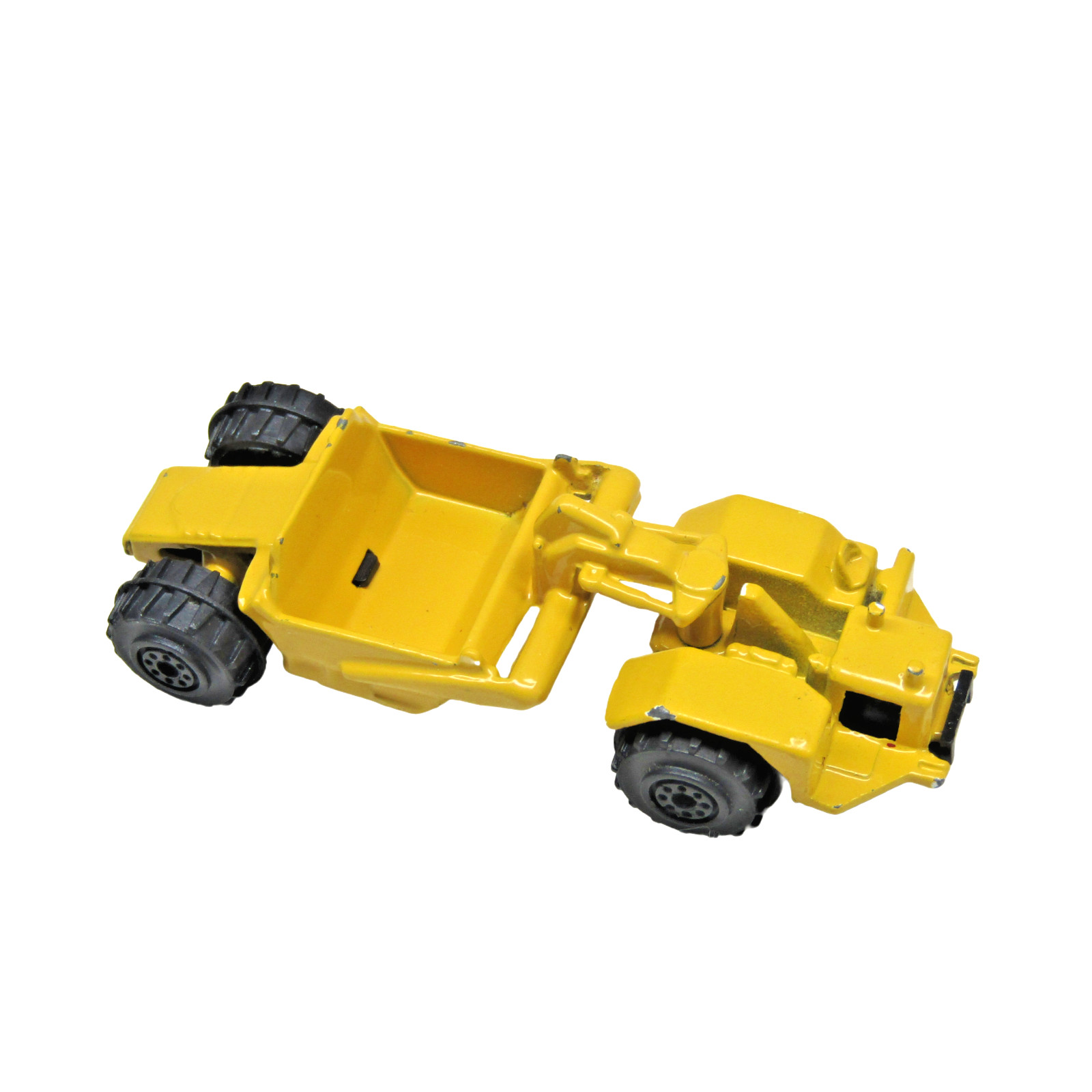 Zee Toys P377 Scraper Construction Work Heavy Equipment Yellow 1:64 Diecast 1979