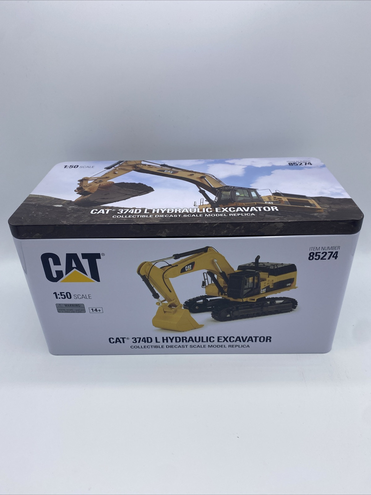 Caterpillar CAT 374D L Hydraulic Excavator 1:50 Scale – Diecast Masters – 85274