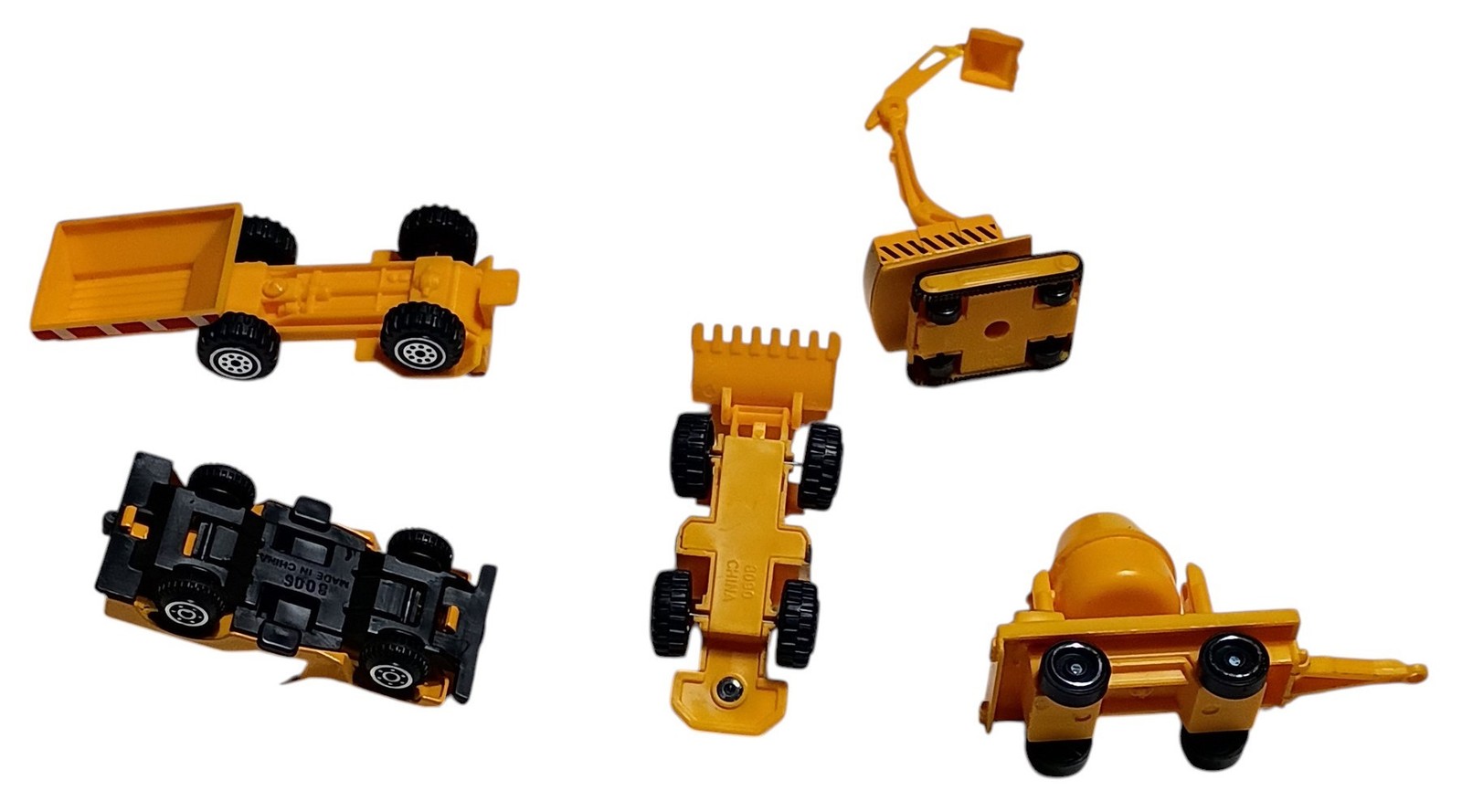 Mini Construction Corporation Toy Vehicles Set 5 Piece Yellow Trucks China