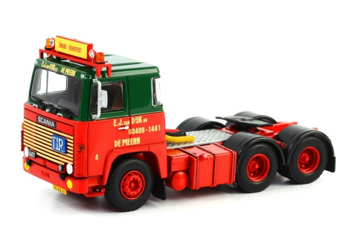 WSI 06-1026 Scania 1 – 6×4 Historical Tractor – E.J. van Dijk 1/50 Die-cast MIB