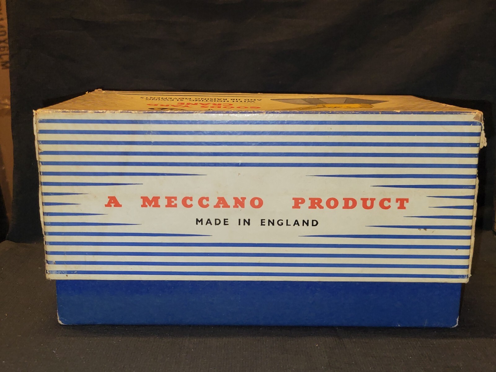 VINTAGE OLD CAST IRON 973 GOODS YARDS CRANE DINKY SUPERTOYS ENGLAND MECCANO 1950