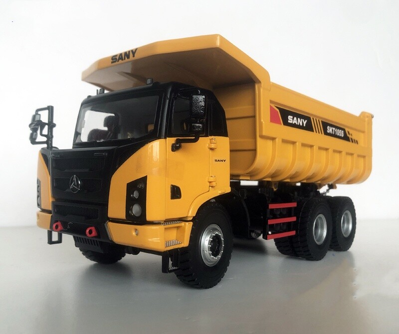 1:35 31CM SANYI SKT105S WIDE BODY DUMPTRUCK Construction Equipment Diecast Model