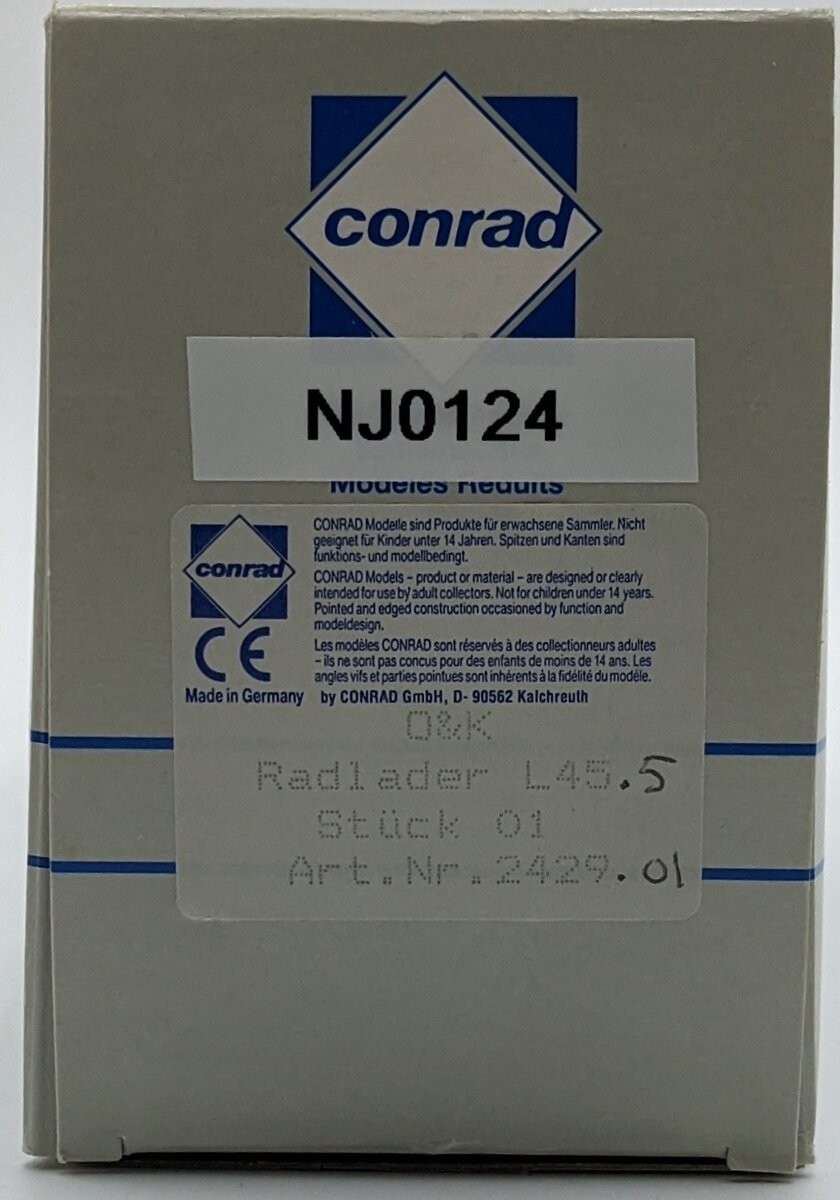 Conrad 2429 1:50 O&K L45 Wheel Loader NIB