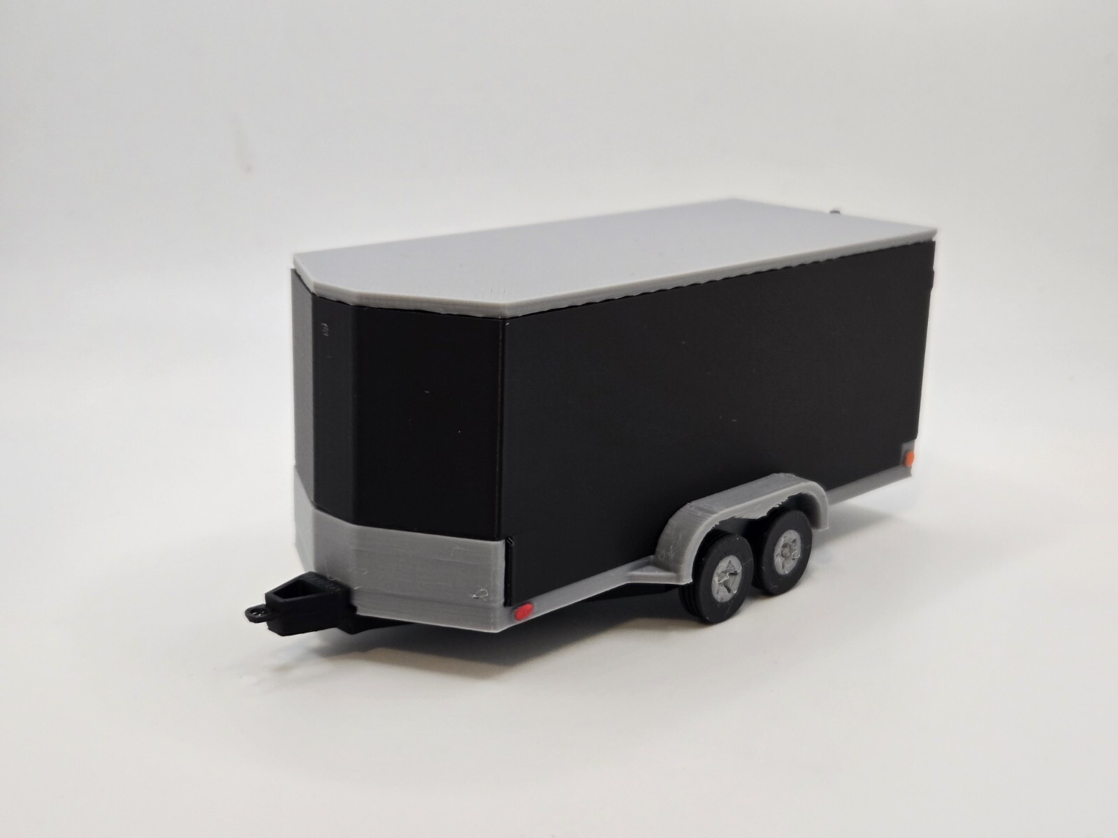 Custom 1/50 Scale Cargo Trailer in Black