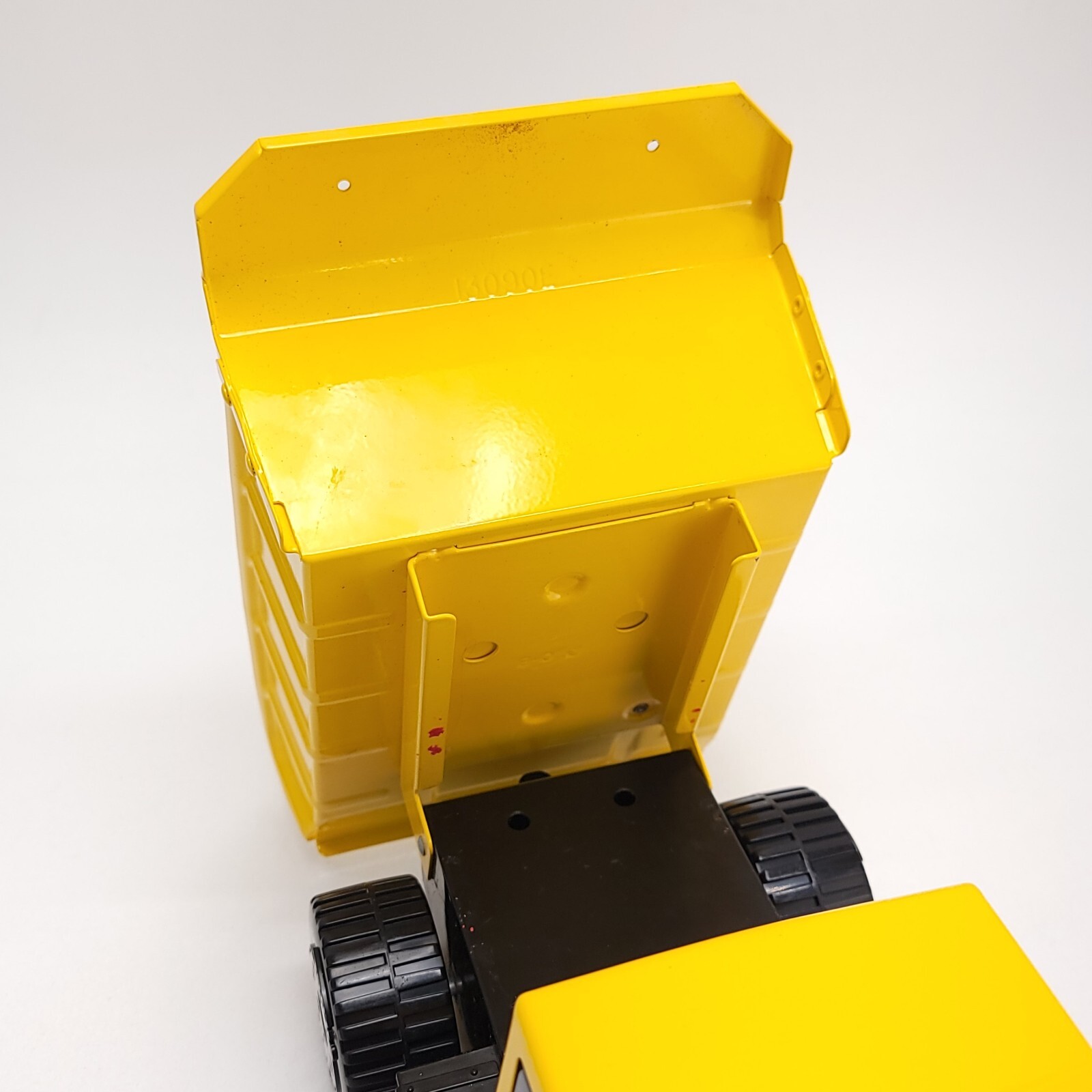 TONKA Yellow Dump Truck Pressed Steel 2012 Hasbro Construction Vehicle #13090E
