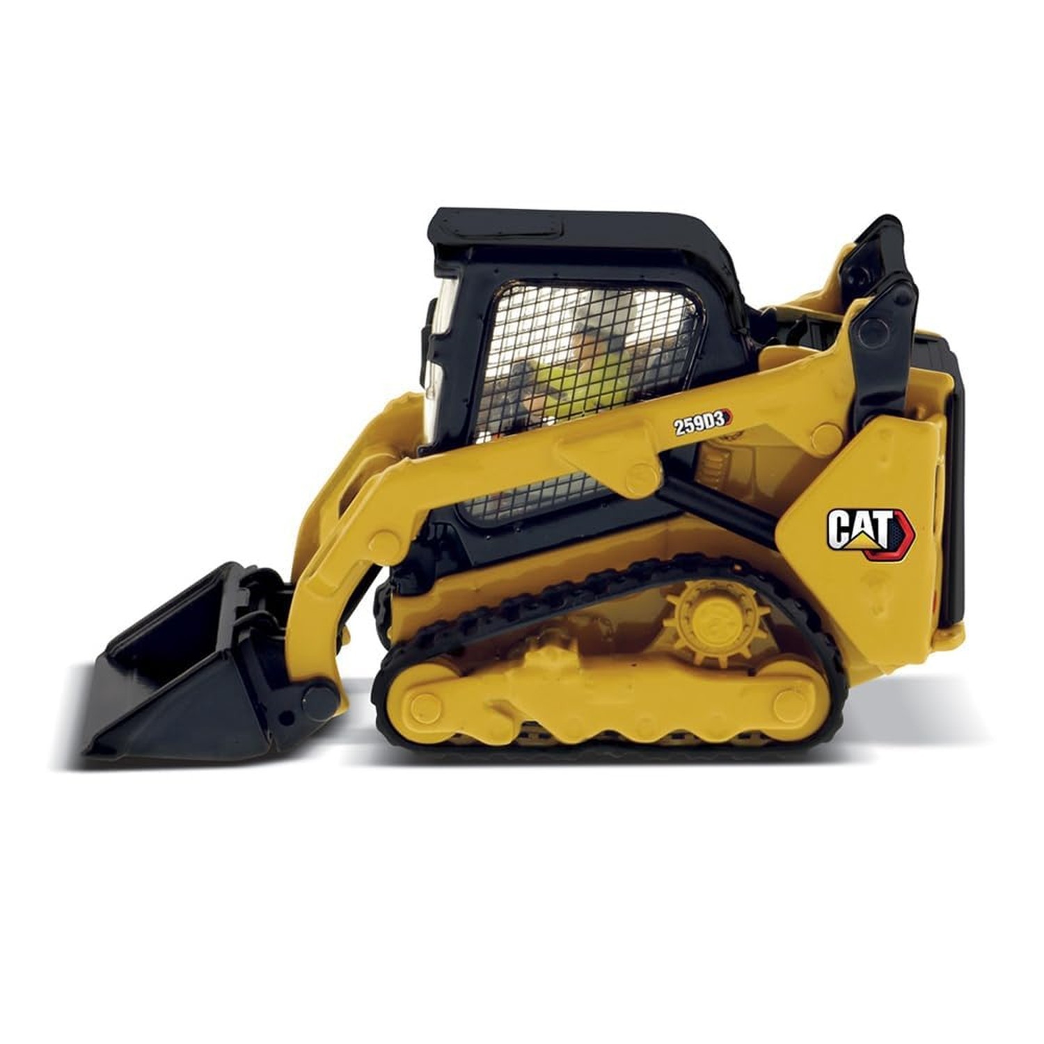Diecast Masters 1:50 Scale Caterpillar 259D3 Compact Track Loader with Attach…